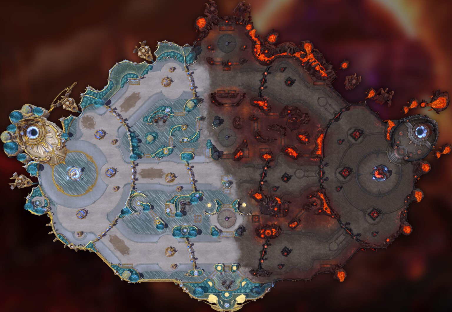 Mapa de Santuários Infernais