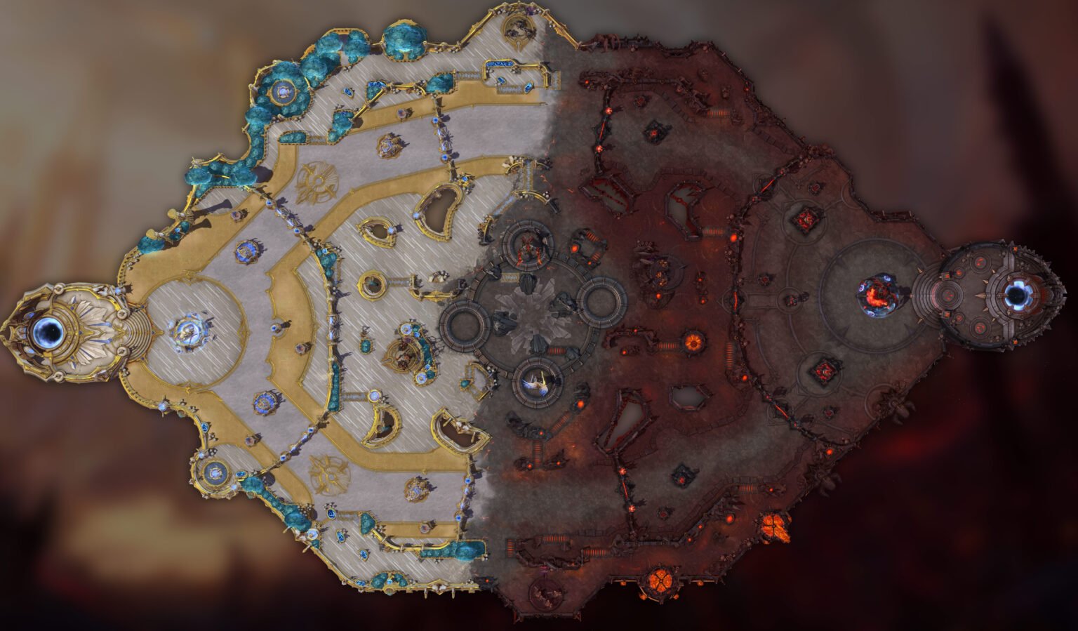 Mapa de Campos Batalha Eternidade