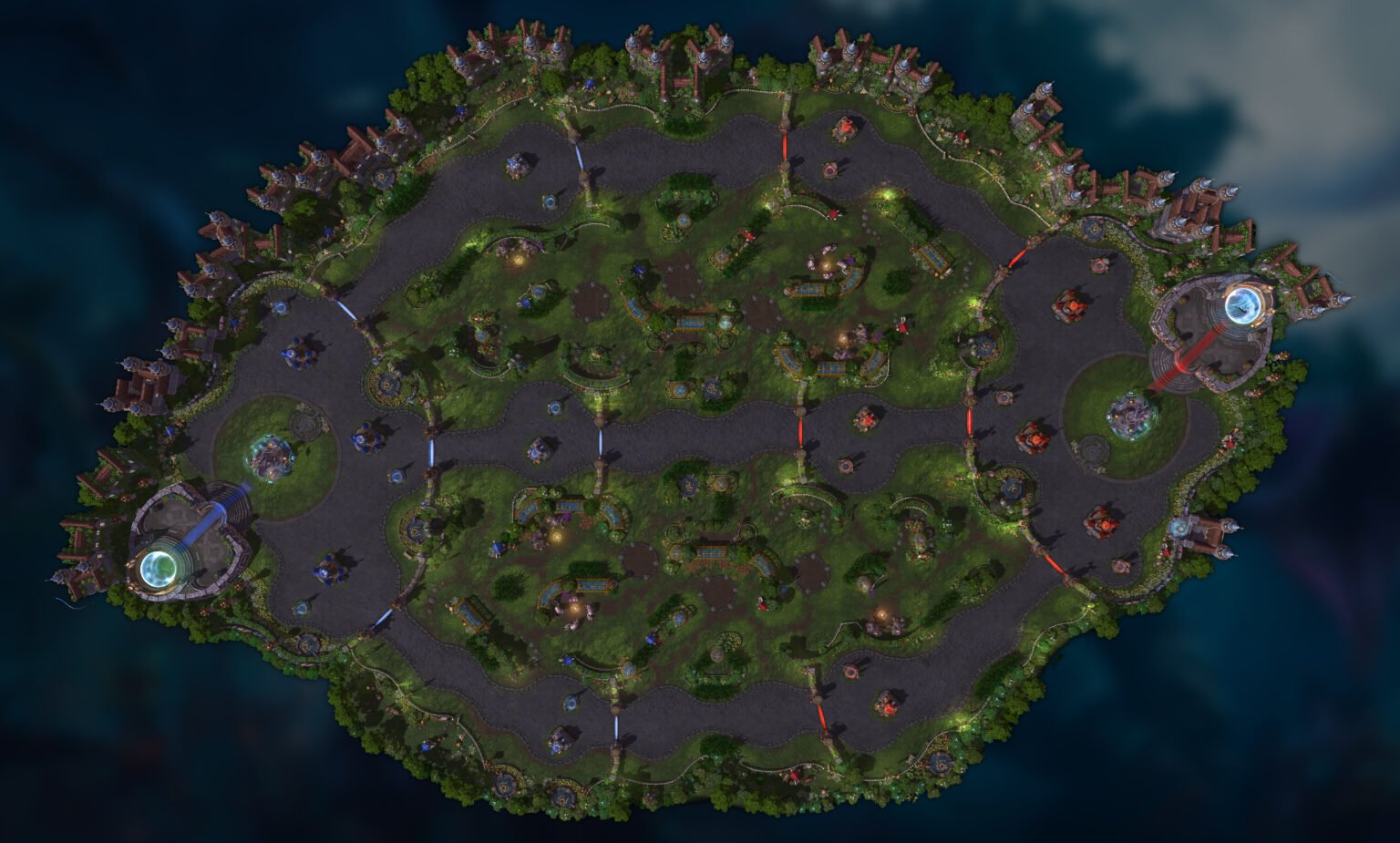 Mapa de Jardim Terror